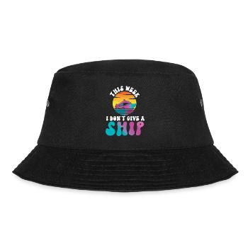 Cruise Ship Vacation Pun This Week - Bucket Hat - Schwarz - Vorne - Lela (165cm)