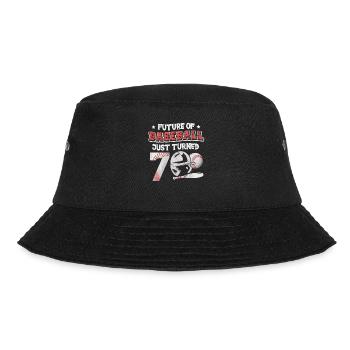 Future of Baseball Just Turned 7 | 7th birthday - Bucket Hat - black - Front - Lela (165cm)