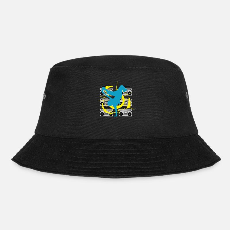 Breakdancer Hip-Hop Künstler Geschenk - Bucket Hat - Schwarz