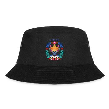 LA VIDA LOCA1 - Bucket Hat - Schwarz - Vorne - Lela (165cm)