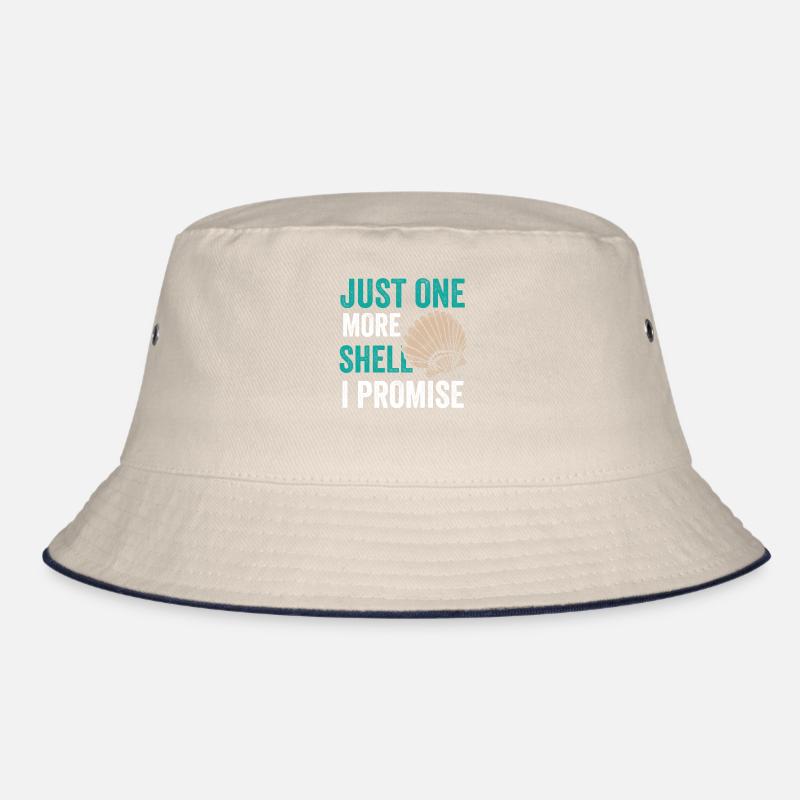 Only one more shell promised Collect shells Bucket Hat