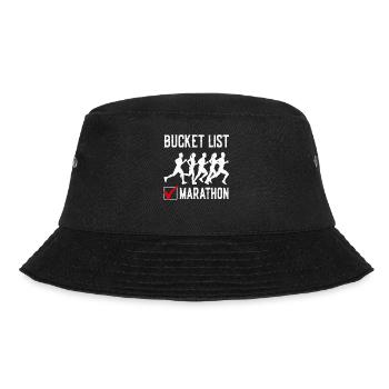 Running Runner Half Marathon - Bucket Hat - Schwarz - Vorne - Lela (165cm)