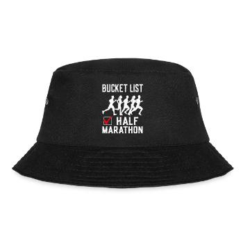 Running Runner Half Marathon - Bucket Hat - Schwarz - Vorne - Lela (165cm)