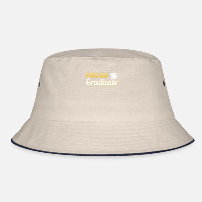 Stolzer Absolvent Graduierte Graduiertenfest Bucket Hat