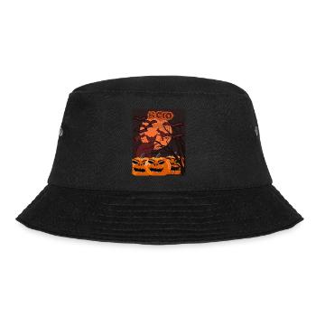 Boo with cat dark brown - Bucket Hat - black - Front - Lela (165cm)