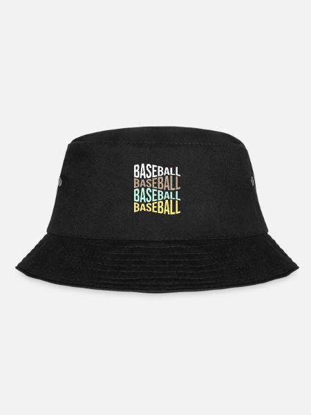 Baseball - Bucket Hat - Schwarz