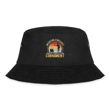 Cornhole Spieler Cornhole Board - Bucket Hat - Schwarz - Vorne - Lela (165cm)