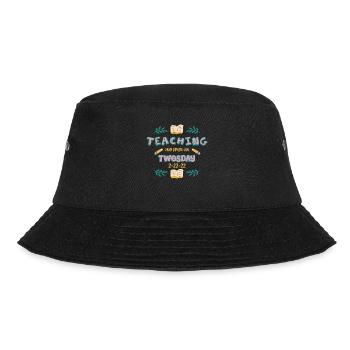Teaching the 2nd funny quote of two times 2- - Bucket Hat - black - Front - Lela (165cm)
