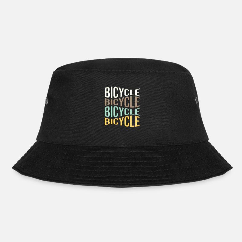Fahrrad - Bucket Hat - Schwarz