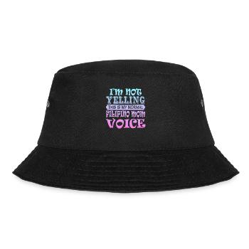 Filipino mother - Bucket Hat - black - Front - Lela (165cm)