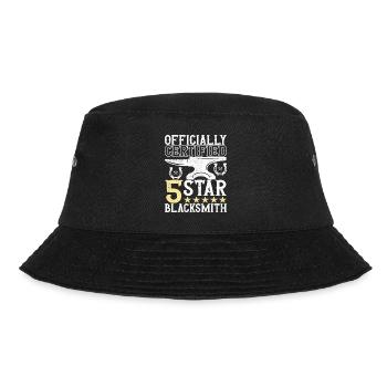 Blacksmith Forging Anvil - Bucket Hat - black - Front - Lela (165cm)