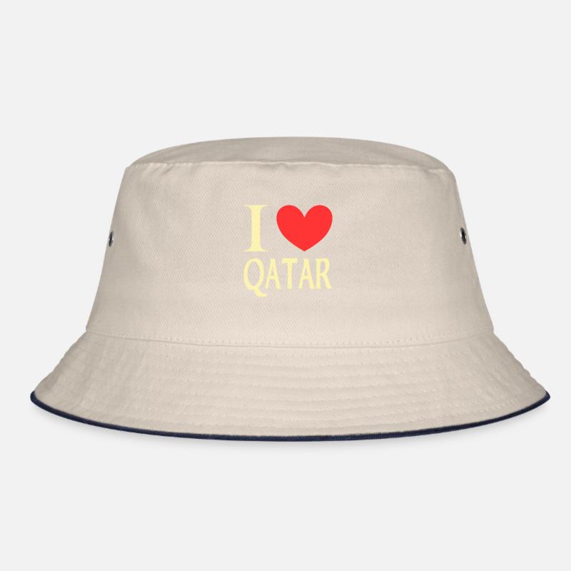 Ich liebe Katar Bucket Hat
