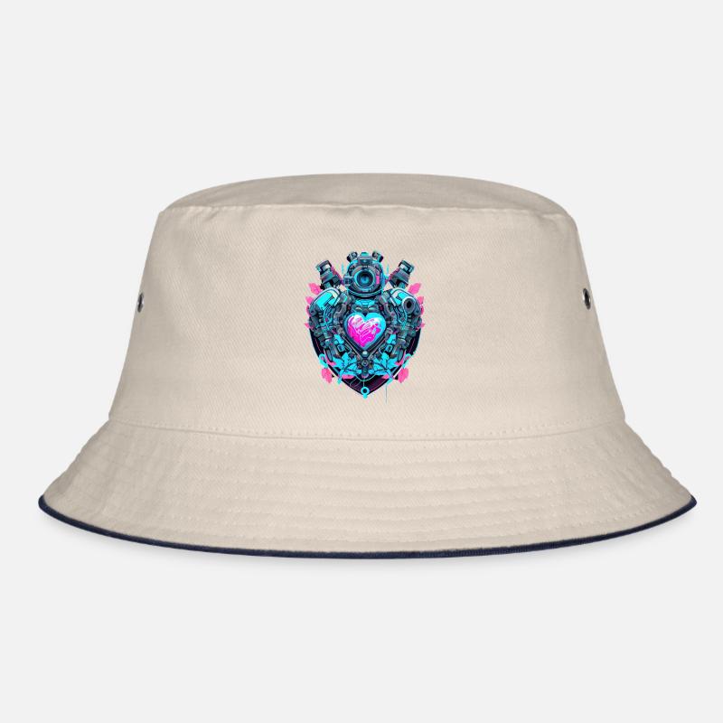 Cyborg Herz Bucket Hat