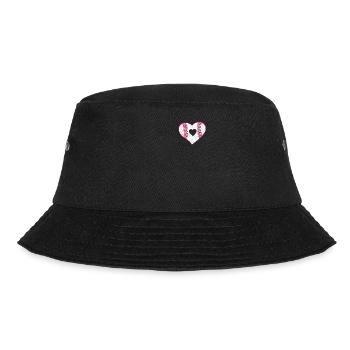 Baseball Für Baseballspieler - Bucket Hat - Schwarz - Vorne - Lela (165cm)