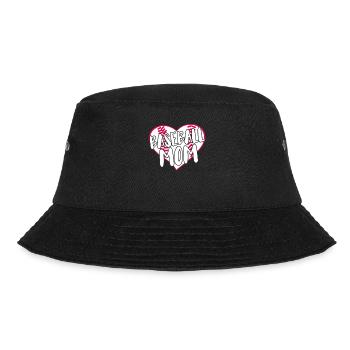 Baseball Für Baseballspieler - Bucket Hat - Schwarz - Vorne - Lela (165cm)