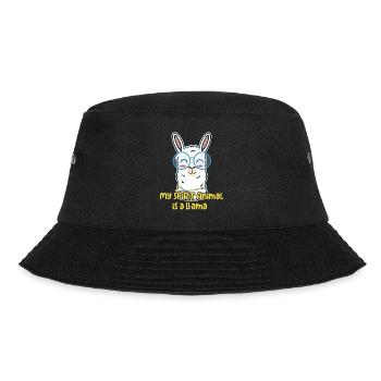 Llama is my favorite animal - Bucket Hat - black - Front - Lela (165cm)