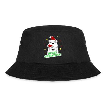 Frohe Weihnachtsfeier - Bucket Hat - Schwarz - Vorne - Lela (165cm)