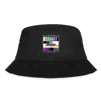 Du Hast Sendepause Testbild 90er Party 80er Jahre - Bucket Hat - Schwarz - Vorne - Lela (165cm)