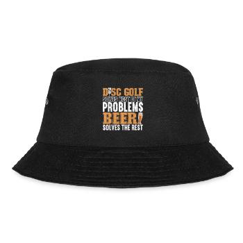Disc Golf Disc Golfer - Bucket Hat - black - Front - Lela (165cm)