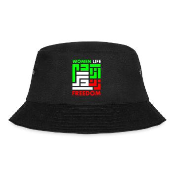 Women life freedom - Bucket Hat - Schwarz - Vorne - Lela (165cm)