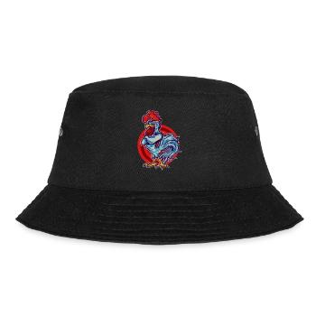 Rooster Hahn - Bucket Hat - black - Front - Lela (165cm)