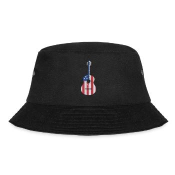 Gitarre Musiker Blasmusik - Bucket Hat - Schwarz - Vorne - Lela (165cm)