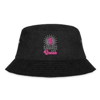 Karaoke Singer 80s Retro Karaoke - Bucket Hat - Schwarz - Vorne - Lela (165cm)