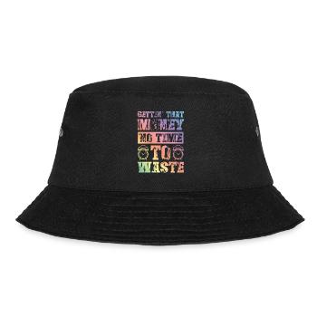 getting money - Bucket Hat - Schwarz - Vorne - Lela (165cm)