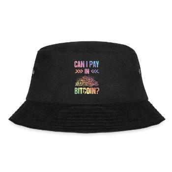 Pay with Bitcoin - Bucket Hat - black - Front - Lela (165cm)