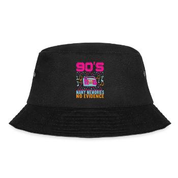 90s 90s 90s Party - Bucket Hat - black - Front - Lela (165cm)