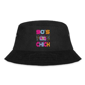 90s 90s 90s Party - Bucket Hat - black - Front - Lela (165cm)