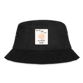 Wenn ich du wäre... - Bucket Hat - Schwarz - Vorne - Lela (165cm)