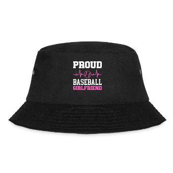 Baseball - Bucket Hat - Schwarz - Vorne - Lela (165cm)