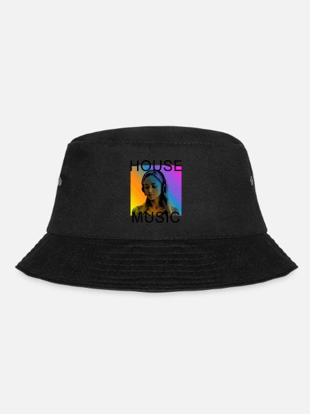 HouseMusic - Bucket Hat - Schwarz
