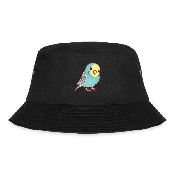 Kawaii budgerigar - Bucket Hat - black - Front - Lela (165cm)