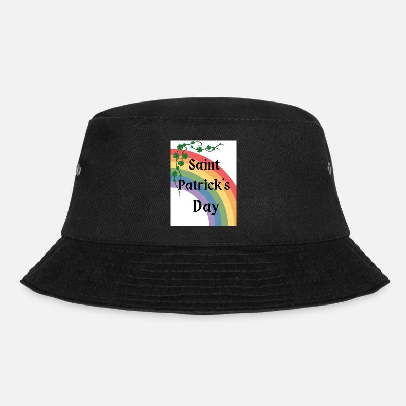 Fête de la Saint-Patrick avec arc-en-ciel - Bob - noir