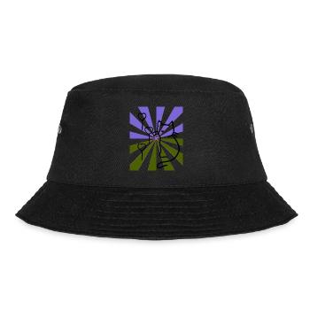 Strahlen Katze Katze weiches Kätzchen Xmas Kind - Bucket Hat - Schwarz - Vorne - Lela (165cm)