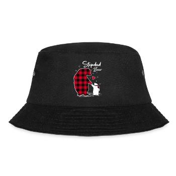Stepdad Bear - Bucket Hat - Schwarz - Vorne - Lela (165cm)