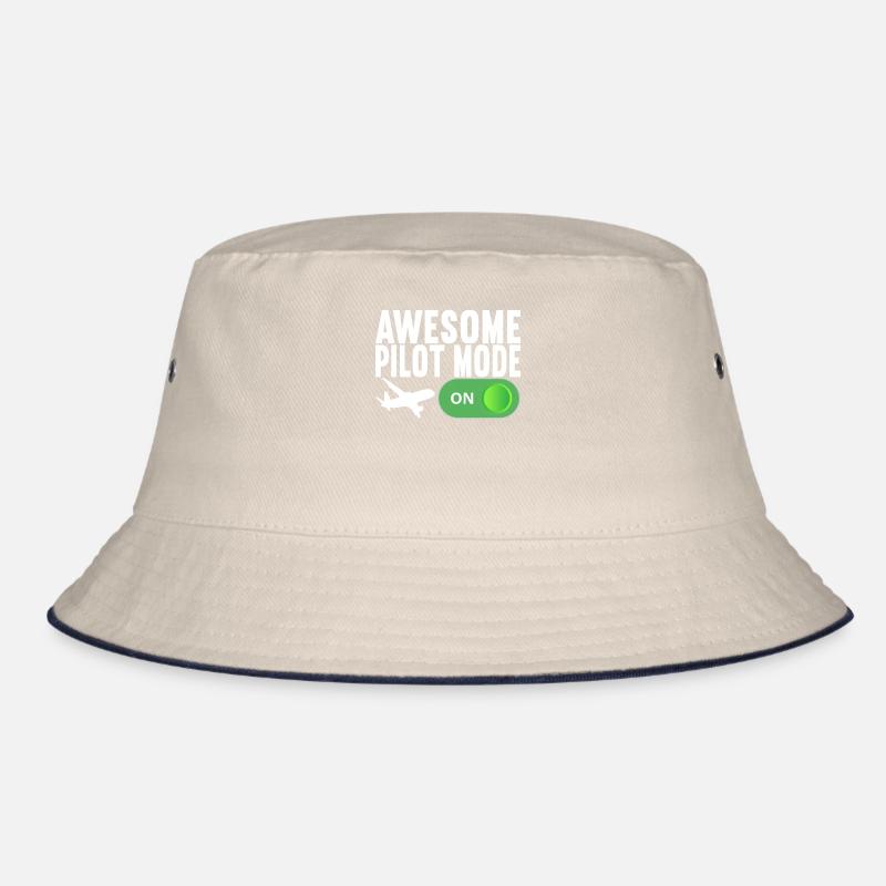 Pilot Flugzeug Bucket Hat