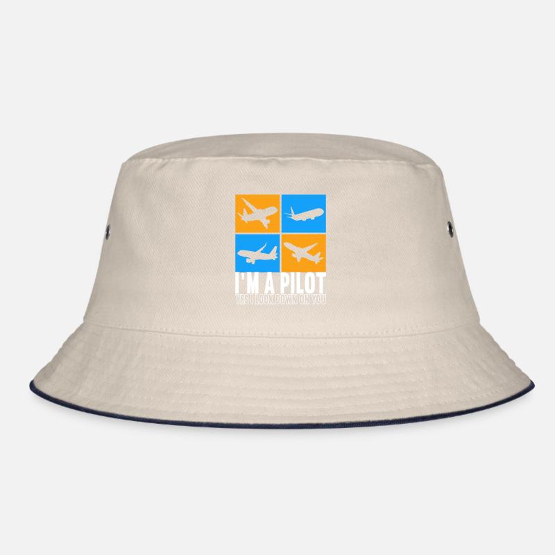 Pilot Flugzeug Bucket Hat