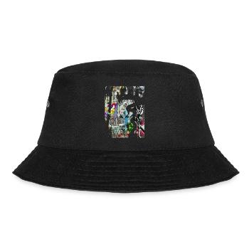 Graffiti style Splash hip hop couleurs peintre couleur - Bob - noir - Devant - Lela (165cm)