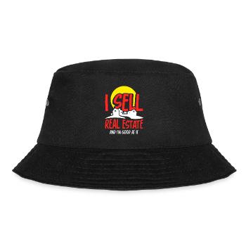 I sell real estate and I'm good at it - Bucket Hat - black - Front - Lela (165cm)