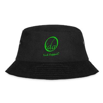 OIda bist deppat - Bucket Hat - Schwarz - Vorne - Lela (165cm)