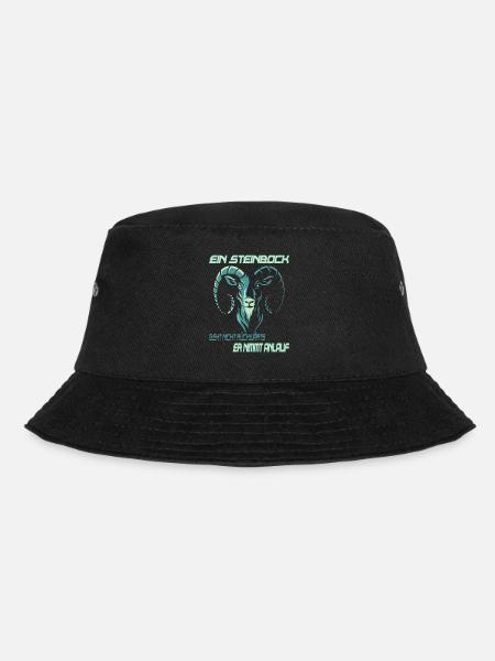 Sternzeichen Steinbock Dezember bis Januar - Bucket Hat - Schwarz