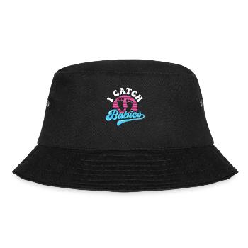 Ich Fange Babies Hebammen Hebamme Geburtshilfe - Bucket Hat - Schwarz - Vorne - Lela (165cm)