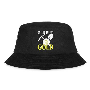 Goldsucher sondeln Goldwaschen Geschenk - Bucket Hat - Schwarz - Vorne - Lela (165cm)