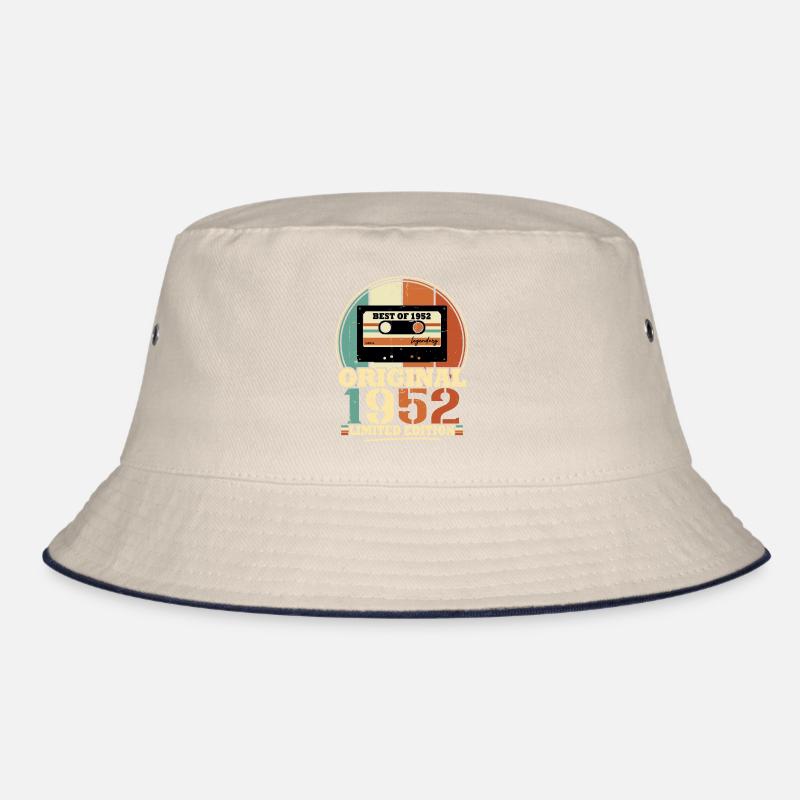 Original 1952 Retro Vintage Geburtstagsgeschenk Bucket Hat