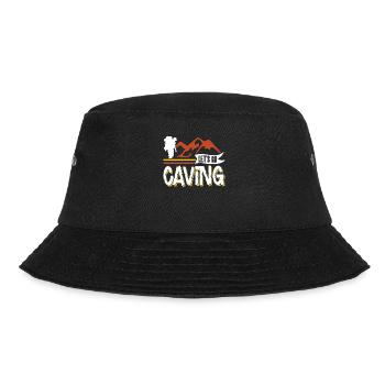 Gehen Wir In Die Höhle Cave Höhlenwandern Caving - Bucket Hat - Schwarz - Vorne - Lela (165cm)