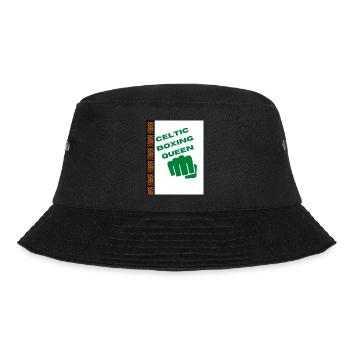 Keltische Boxkönigin - Bucket Hat - Schwarz - Vorne - Lela (165cm)