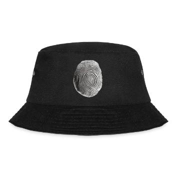 Fingerprint black - Bucket Hat - black - Front - Lela (165cm)